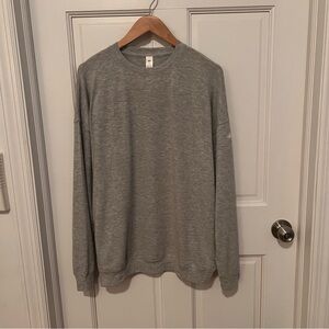 Alo Gray Thin Sweatshirt